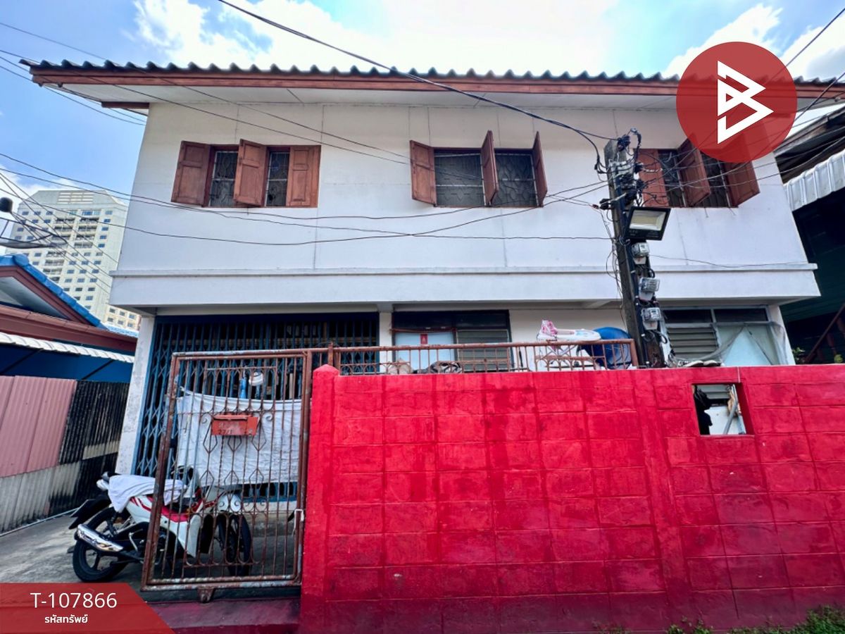 For SaleShop HouseBangna, Bearing, Lasalle : 2 storey commercial building for sale, Soi Phueng Bun, area 24 sq.wa, Bang Na, Bangkok