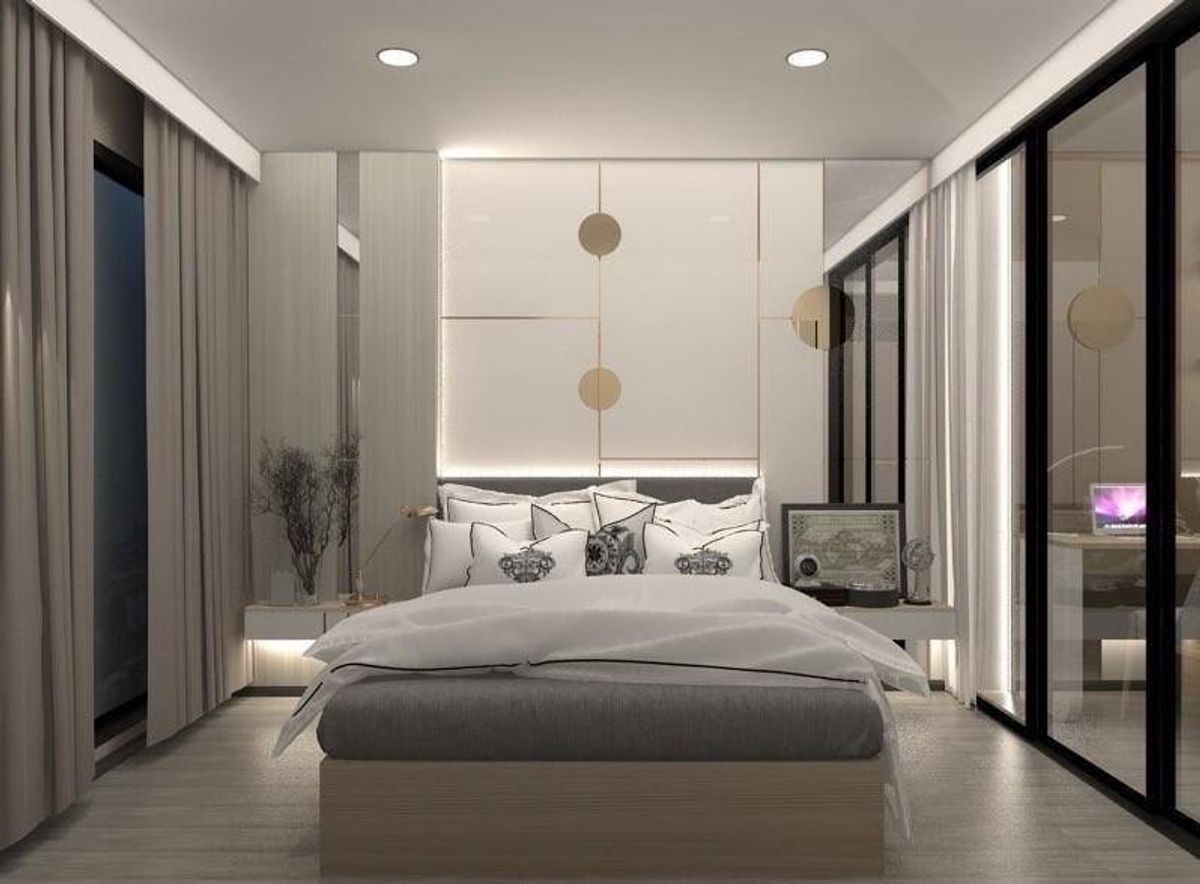For RentCondoPhutthamonthon, Salaya : Rental condominiums, Salaya One Residences, the room is ready.