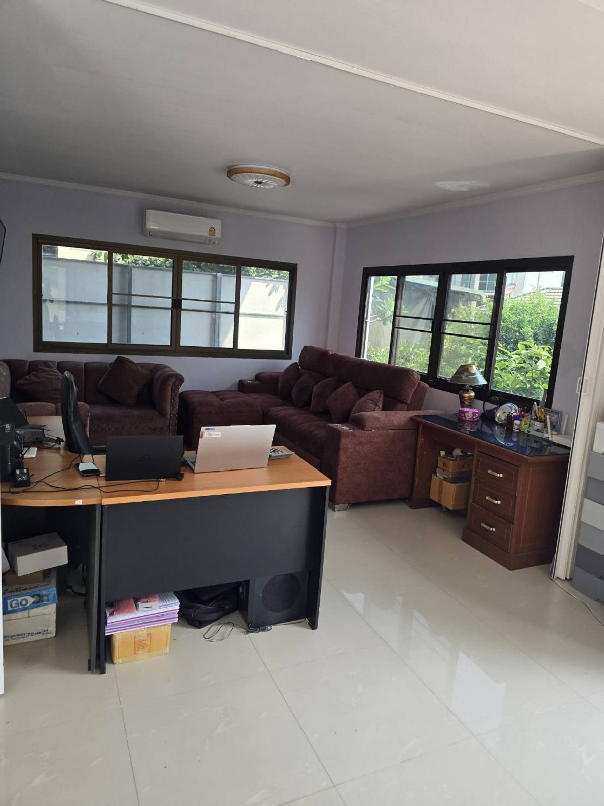 For SaleHouseRama 2, Bang Khun Thian : This summer is only worth it. In addition, solar cells on the roof help to save home electricity. Around the house, down to Micropol, 20 meters. The cheapest in the lamp  