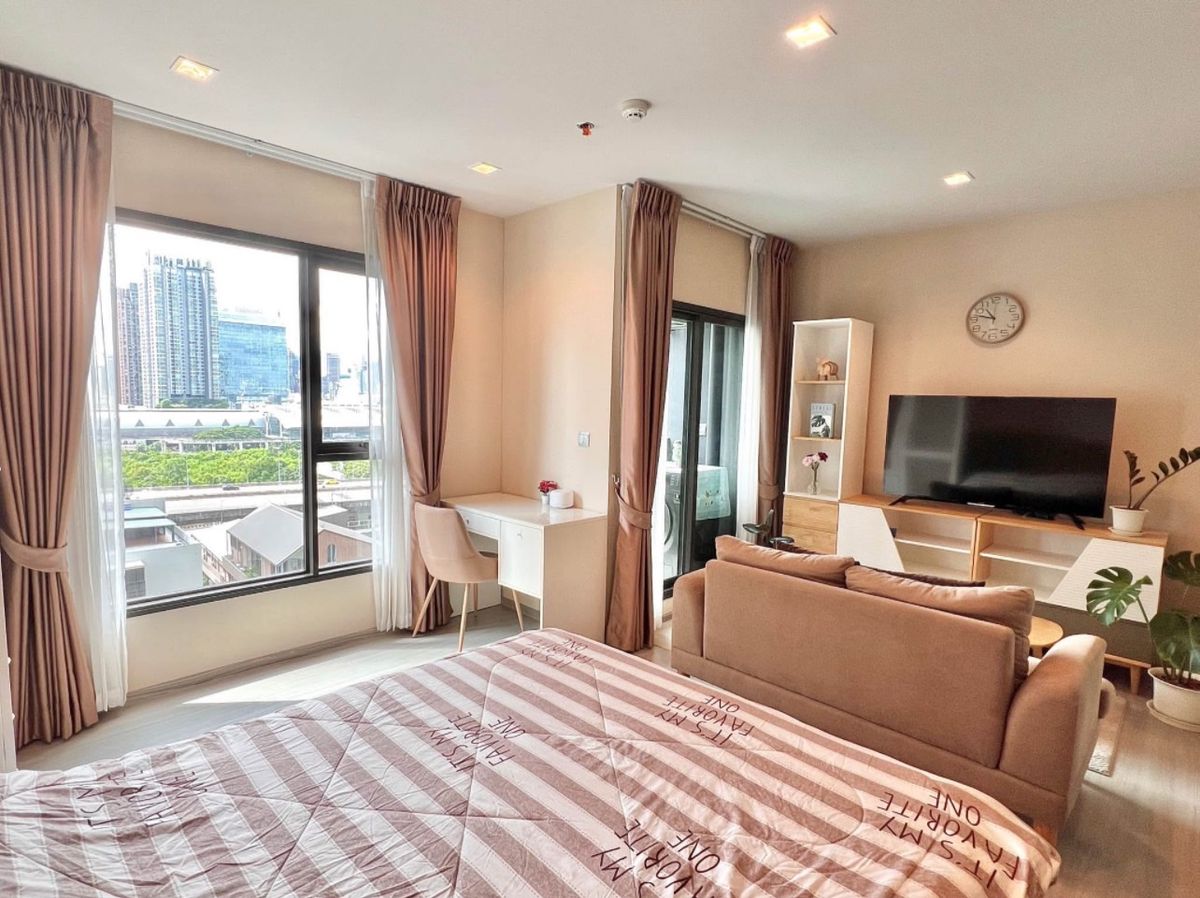 For SaleCondoRama9, Petchburi, RCA : Sell ​​Life Asoke-Rama9 🔥 Studio 28SQM Condo in the heart of Rama 9  Near Central Rama 9 MRT Rama, only 4.15 million baht. 📞 Call 065-2614622 Tammy.