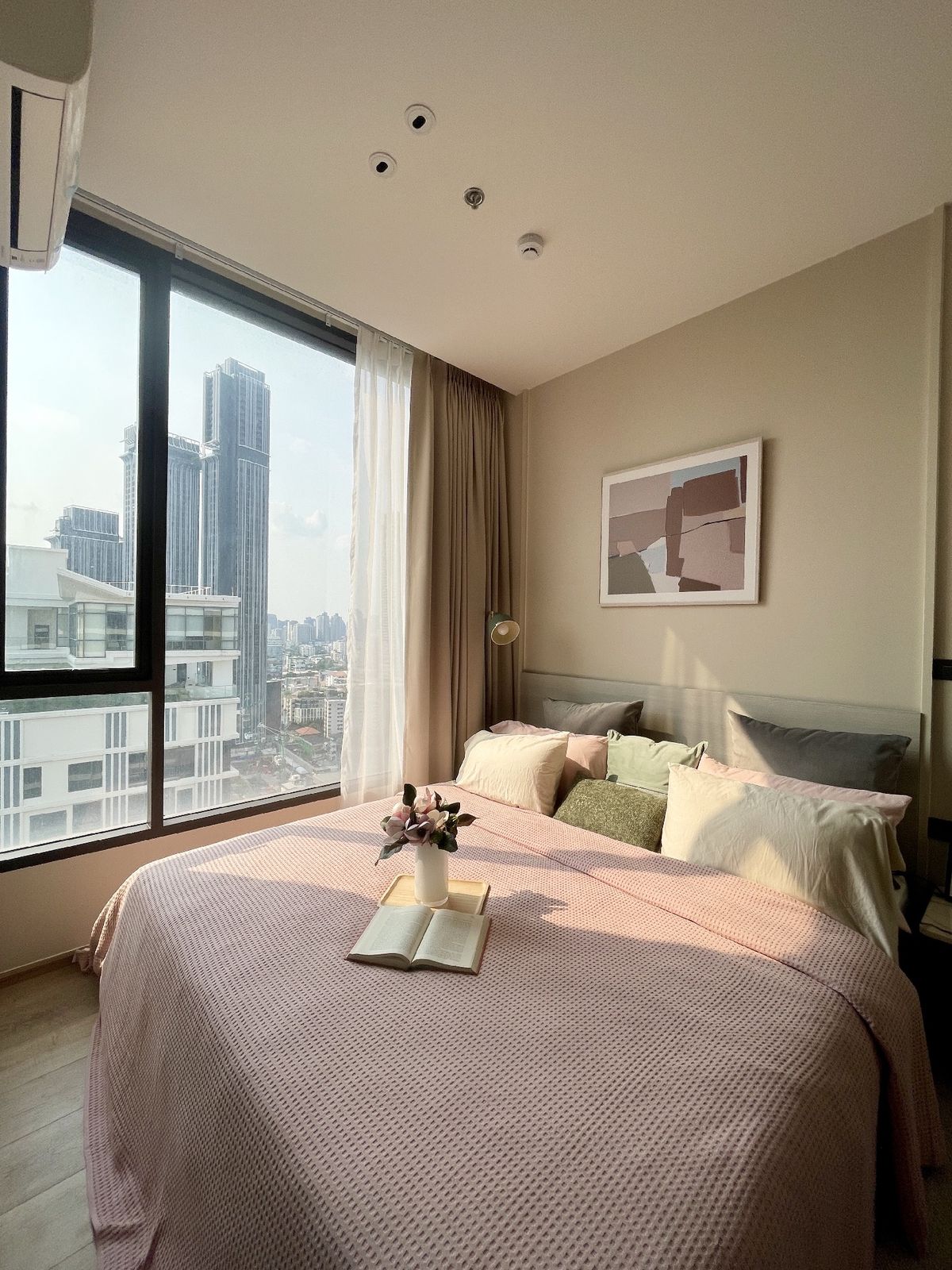 ให้เช่าคอนโดสุขุมวิท อโศก ทองหล่อ : The Fine Bangkok ekkamai  ห้องใหม่ แต่งสวยครบพร้อมเข้าอยู่