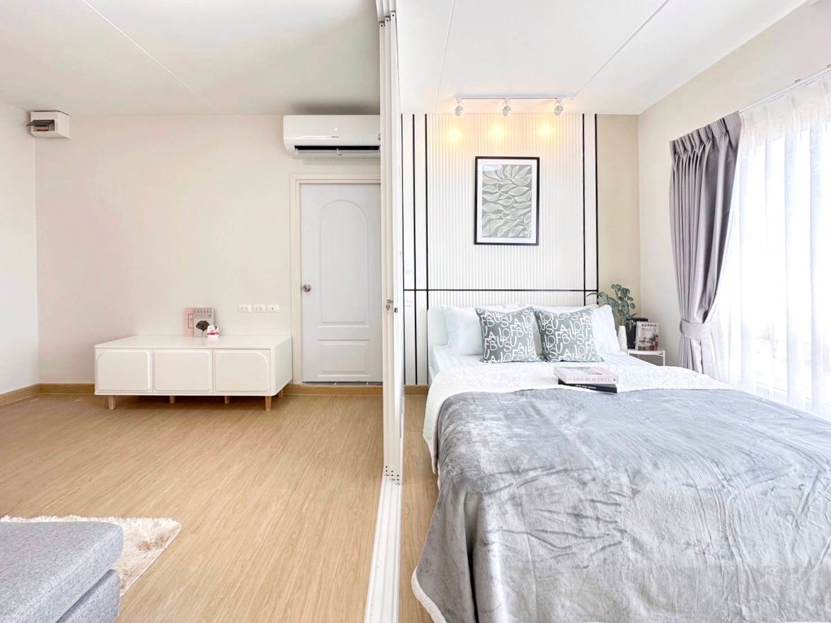 For SaleCondoChokchai 4, Ladprao 71, Ladprao 48, : ✨️ Pay lighter than rent! Get a wide room with a house, ready to be near Central Ladprao, near MRT and big mall.
