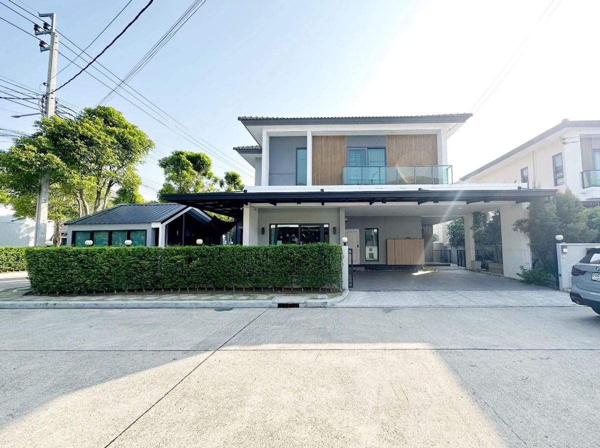 ขายบ้านนนทบุรี บางใหญ่ บางบัวทอง : รหัสทรัพย์ N047 ขายบ้านเดี่ยว หลังมุม หมู่บ้าน Centro ราชพฤกษ์2