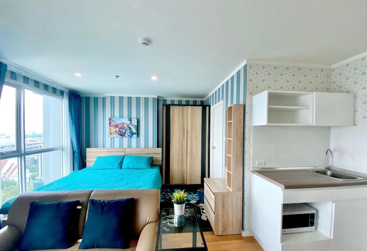 For RentCondoKasetsart, Ratchayothin : Rent The Selek Ted Kaset -Ngamwongwan, beautiful, ready to be near Bang Khen Station. Interested in Atline.@841QLNR