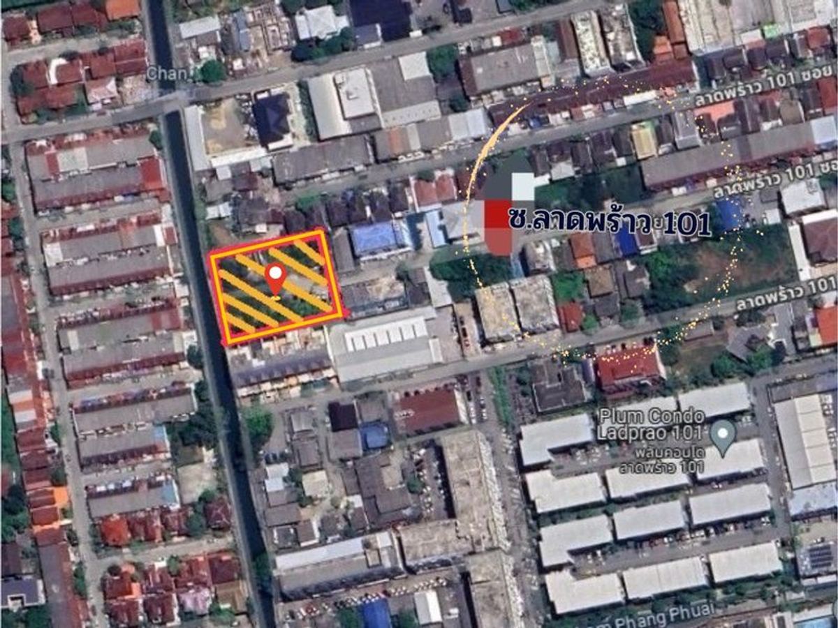 ขายที่ดินลาดพร้าว101 แฮปปี้แลนด์ : ขายที่ดินถมแล้ว ลาดพร้าว101 แยก 31 586 ตรว