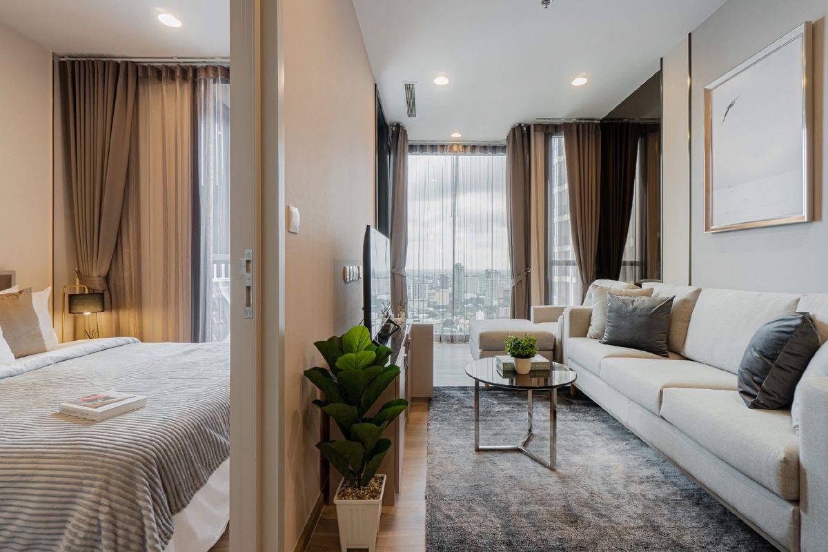 ให้เช่าคอนโดสุขุมวิท อโศก ทองหล่อ : ✅Oka Haus 💖1 bed ห้องแต่งสวย