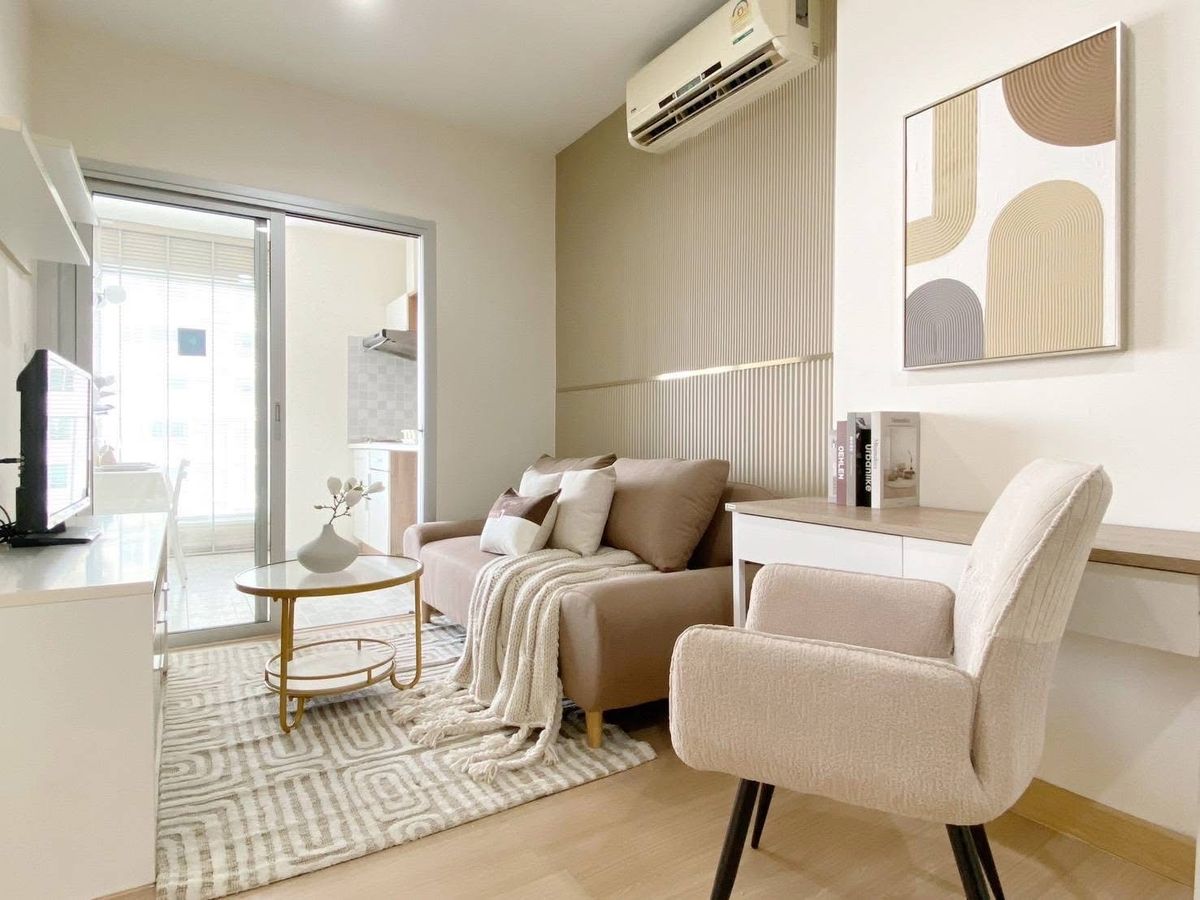 For RentCondoKasetsart, Ratchayothin : Available for rent Centric Scene Ratchavipa📍- Newly Renovated🔥 Room 42 sq.m.