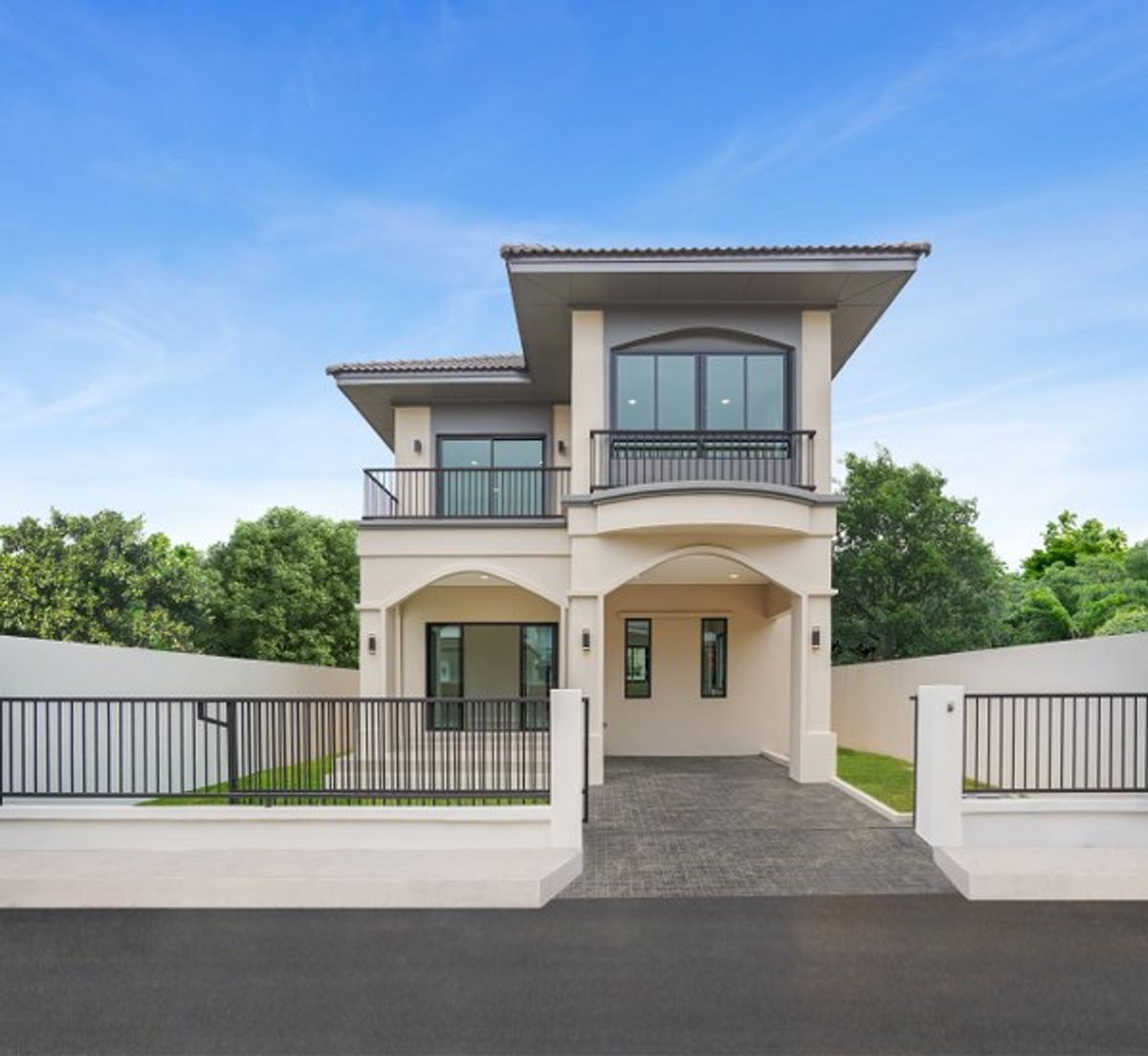 For SaleHousePhutthamonthon, Salaya : Detached house, Chaiyapruek Thawi Watthana, near Central Salaya (B7985)