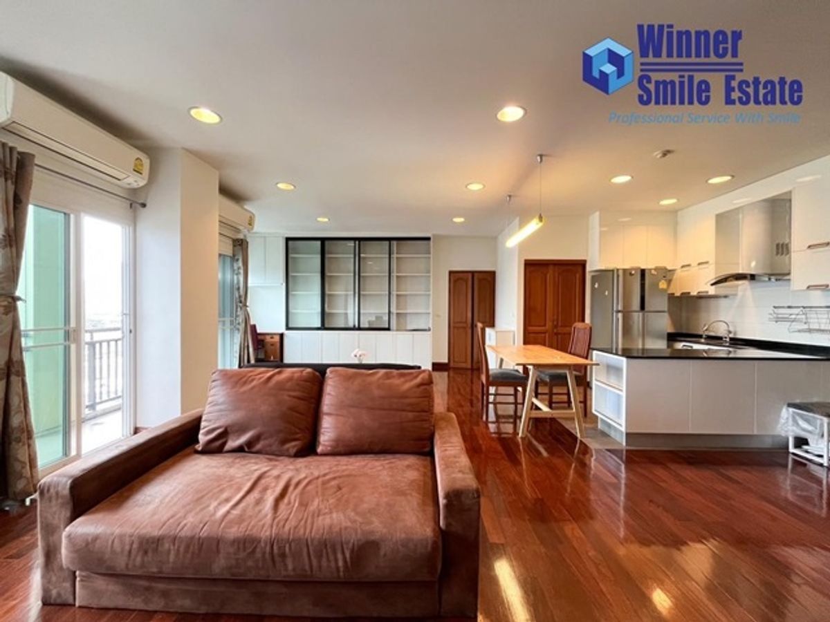 For RentCondoRatchadapisek, Huaikwang, Suttisan : Rent a big condo near MRT Huai Khwang 122 sq.m., Metha Place, Ratchada Rama 9