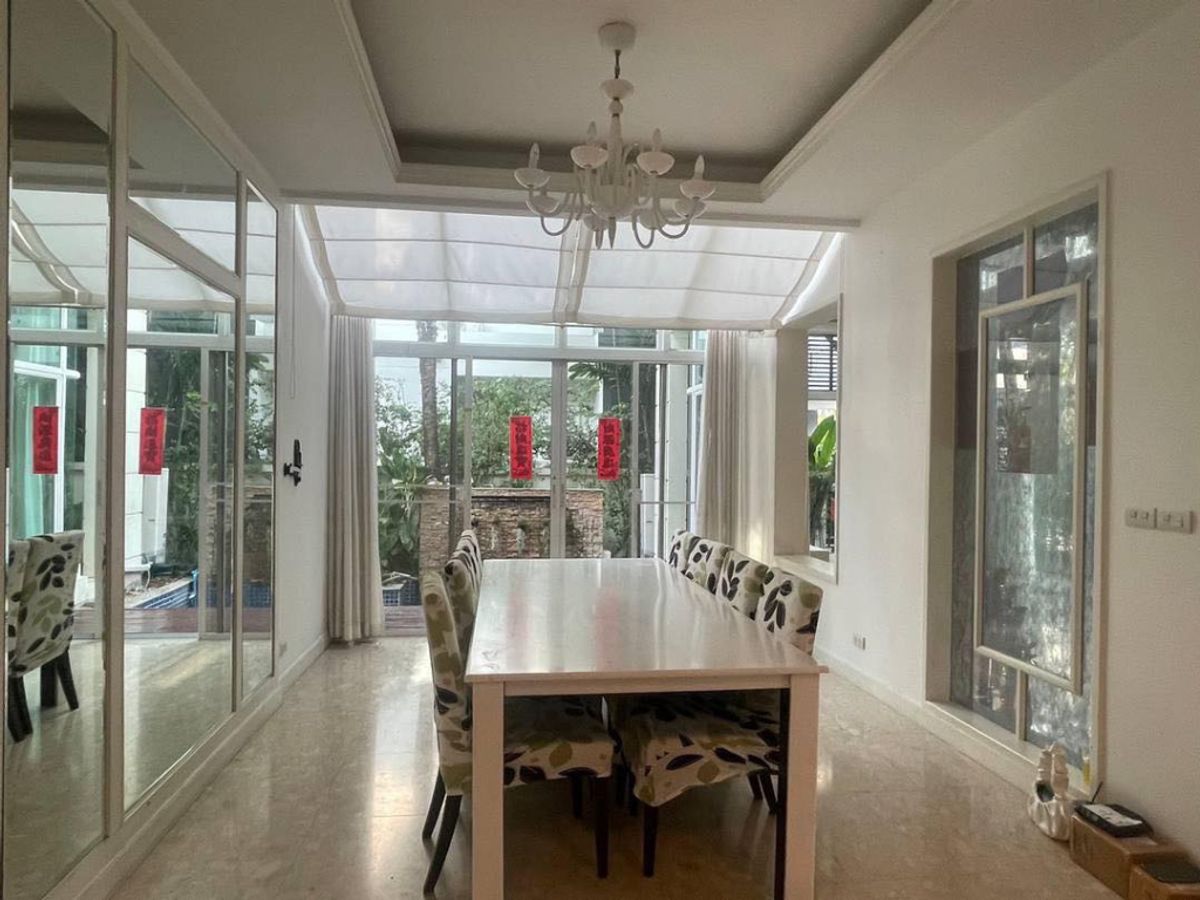 For SaleHouseNawamin, Ramindra : Hot price Luxury 3-Story House for Sale #GrandBangkokBoulevard #RatchadaRamintra, 2 Minutes to Fashion Island, Near Expressway, Near MRT