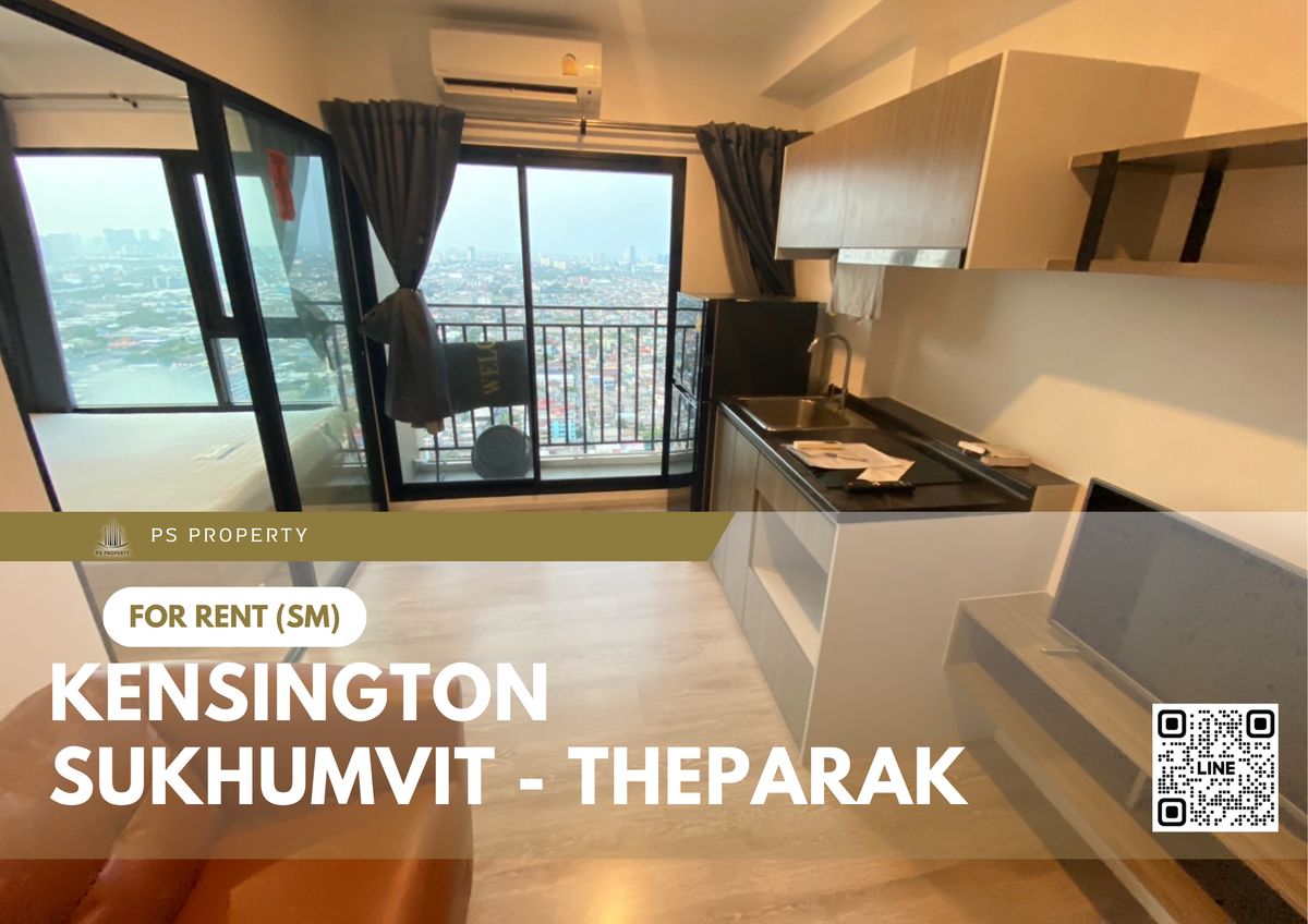 For RentCondoSamut Prakan,Samrong : For rent 🔥 Kensington Sukhumvit - Theparak 🔥 Fully furnished and equipped with electrical appliances, near MRT Thepphawan