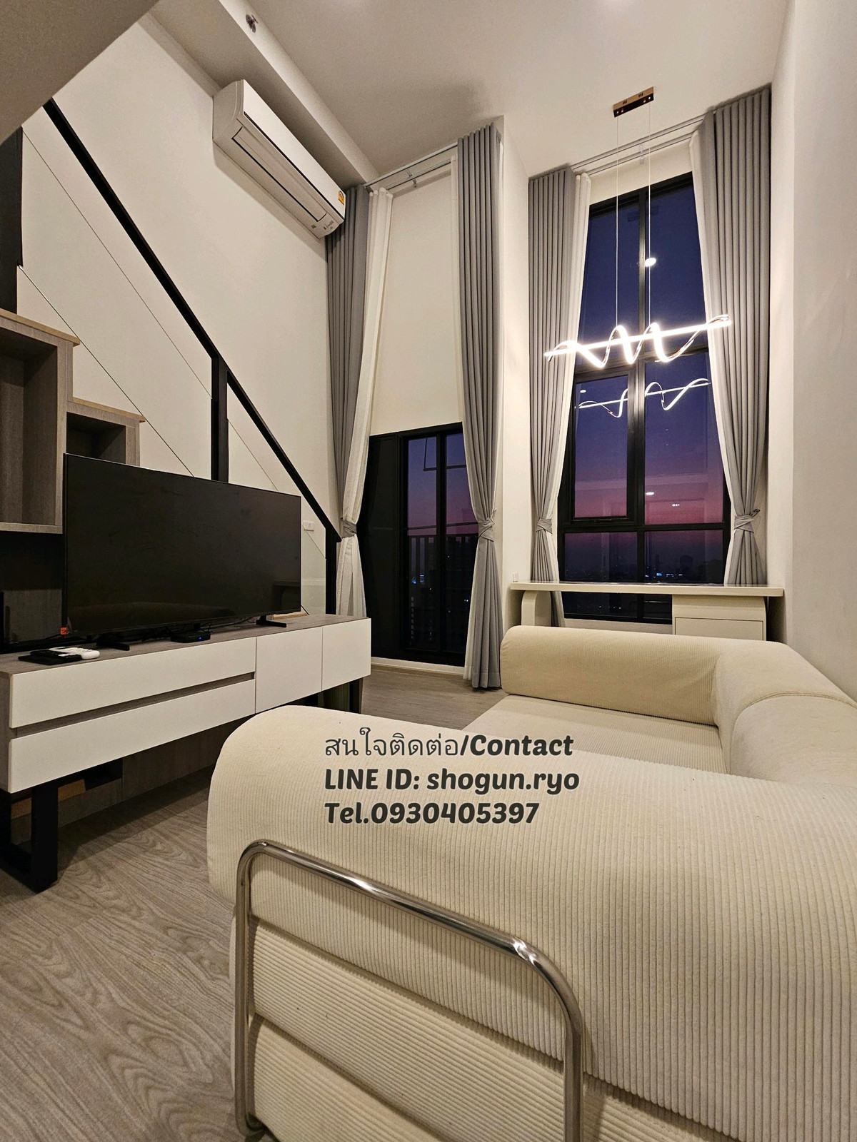 ให้เช่าคอนโดเสรีไทย-นิด้า : 🚝💯💯 💥Origin ราม 103, หรู Duplex 2 ชั้น, 🔥Origin Plug and Play รามคำแหง Triple Station, 33 ตรม. วิวเมือง, เครื่องใช้ไฟฟ้า/เฟอร์ครบ ส่วนกลาง hi-end ใกล้เดอะมอลล์บางกะปิ 🔥🔥