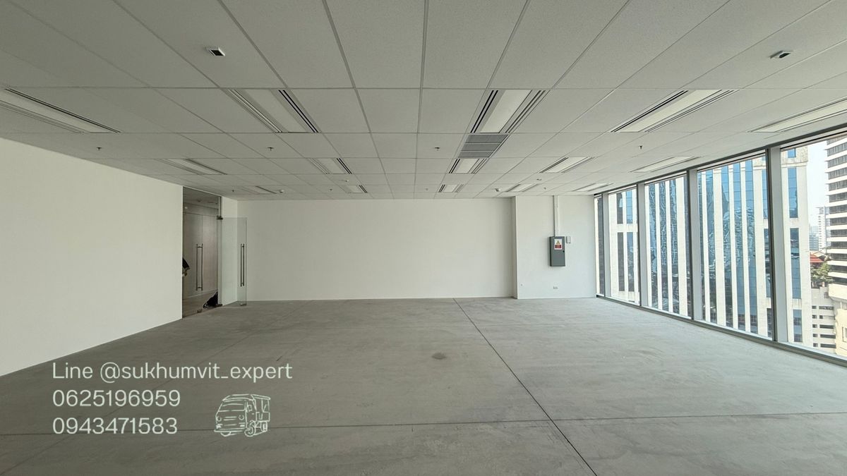 ให้เช่าสำนักงานนานา : (Bts นานา) ให้เช่า ออฟฟิศ โมเดิรน 176 ตารางเมตร ราคา 950 บาท/ตารางเมตร Unit มุม วิวสวย