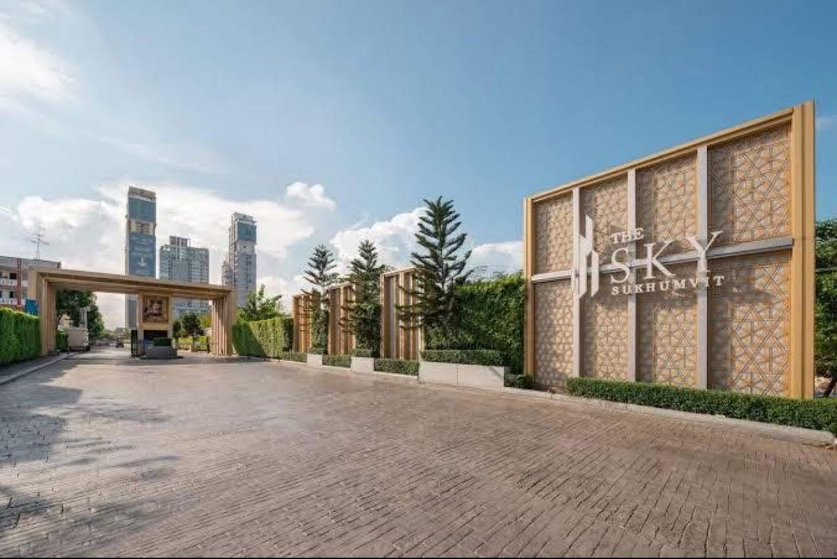 For RentCondoOnnut, Udomsuk : For rent ✨ The Sky Sukhumvit ✨ near BTS Udomsuk, complete with furniture and appliances