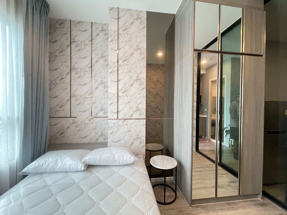 For RentCondoRamkhamhaeng, Hua Mak : Rental Bridge Bridge, Collach, Ramkhamhaeng, brand new room Never lived The view of the room does not have a building to see the Suvarnabhumi Airport.