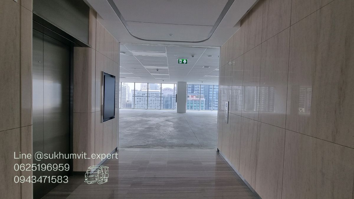 ให้เช่าสำนักงานนานา : (Bts นานา) ให้เช่า ออฟฟิศ โมเดิรน 1,693 ตารางเมตร (เหมา floor) ราคา 950 บาท/ตารางเมตร