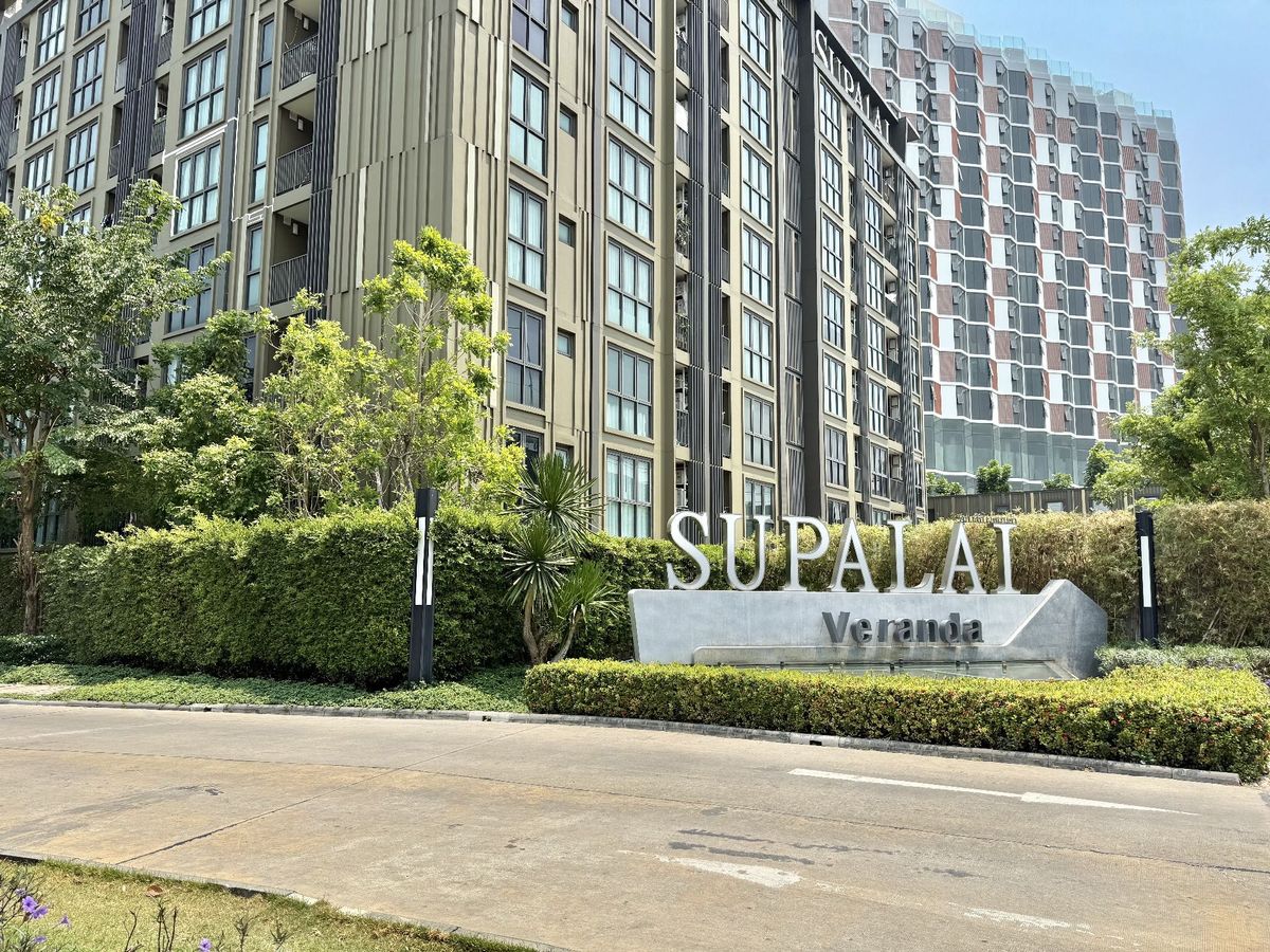 For SaleCondoRama9, Petchburi, RCA : Condo Supalai Vernda Rama 9 💰 Sell with tenants 💰 Studio room, 11th floor, near the Srirat Expressway - MRT Rama 9