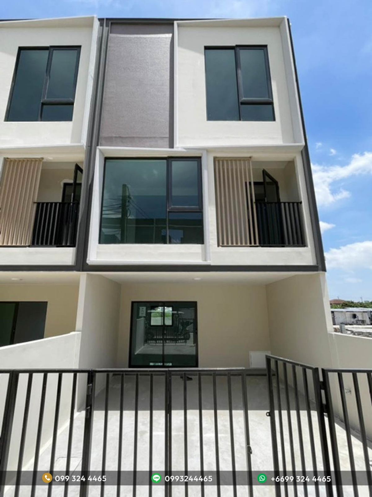 For RentTownhomeBangna, Bearing, Lasalle : JY-HR239 - For Rent  Townhome Altitude Kraf Bangna, Detached House, 132 sq.m, 3 Beds, 3 Baths