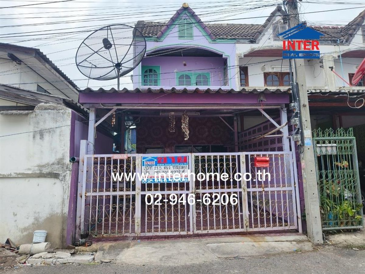 ขายทาวน์โฮมสมุทรปราการ สำโรง : ทาวน์เฮ้าส์ 2 ชั้น 21.5 ตร.ว. หมู่บ้านผาสุขนิรันดร์ ใกล้ที่ตากอากาศบางปู ซอยเทศบาลบางปู59 ถนนสุขุมวิทสายเก่า ถนนศรีนครินทร์ เมืองสมุทรปราการ สมุทรปราการ