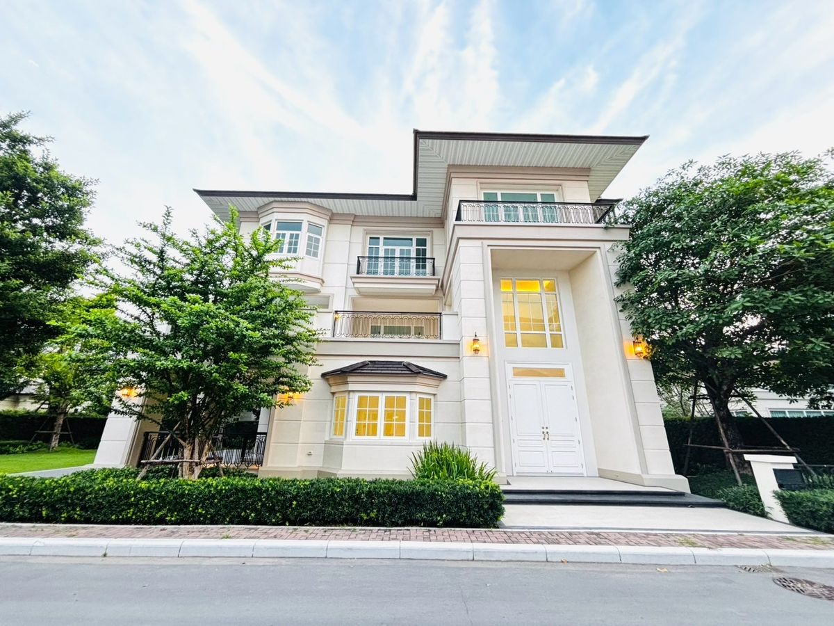 ขายบ้านเลียบทางด่วนรามอินทรา : ขาย บ้านหรูสไตล์นอร์ดิก ติดเลียบด่วนรามอินทรา เงียบสงบ ธรรมชาติ คริสตัล โซลาน่า Luxury House for sale Nordic style Crystal Solana