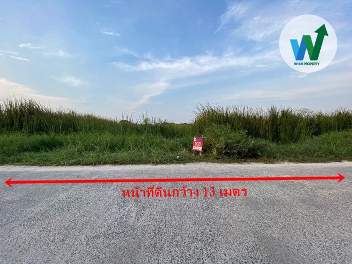 For SaleLandPathum Thani,Rangsit, Thammasat : Land for sale in Soi Lam Luk Ka 11/12, area of ​​100 square wah, Pathum Thani