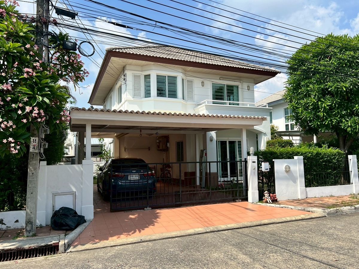 For RentHouseChaengwatana, Muangthong : 3-bedroom house, very beautiful, fully furnished, 5 minutes to Central Chaengwattana