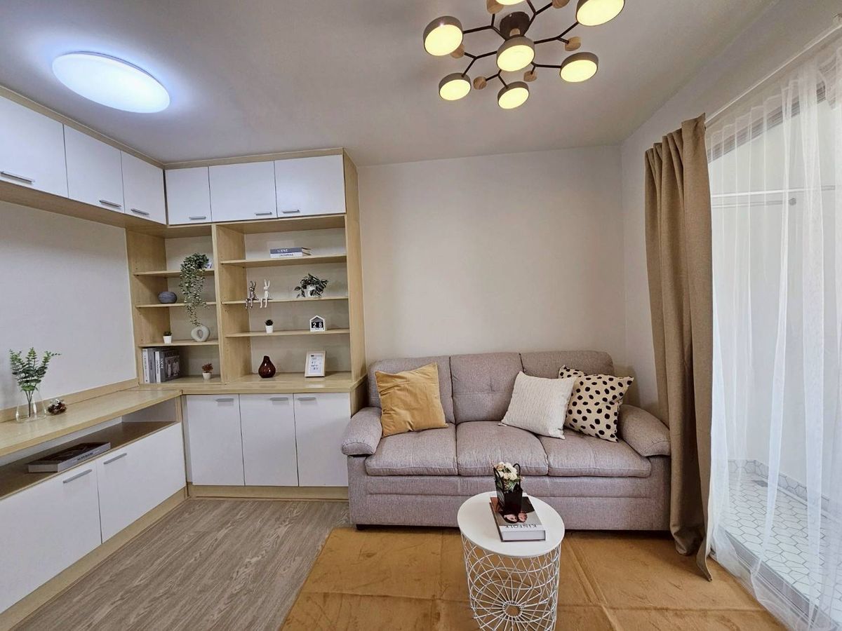 For SaleCondoMin Buri, Romklao : S2911 sells new decoration rooms, Assikan Place Ramkhamhaeng 147/2, can raise animals. Next to Ramkhamhaeng Road  