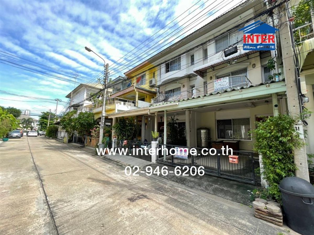 For SaleTownhomeChaengwatana, Muangthong : 3 -story townhome, 21.3 sq.w., Supalai Ville Village Rattanathibet - Khae Rai Rattanathibet Road, Tiwanon Road, Mueang Nonthaburi, Nonthaburi