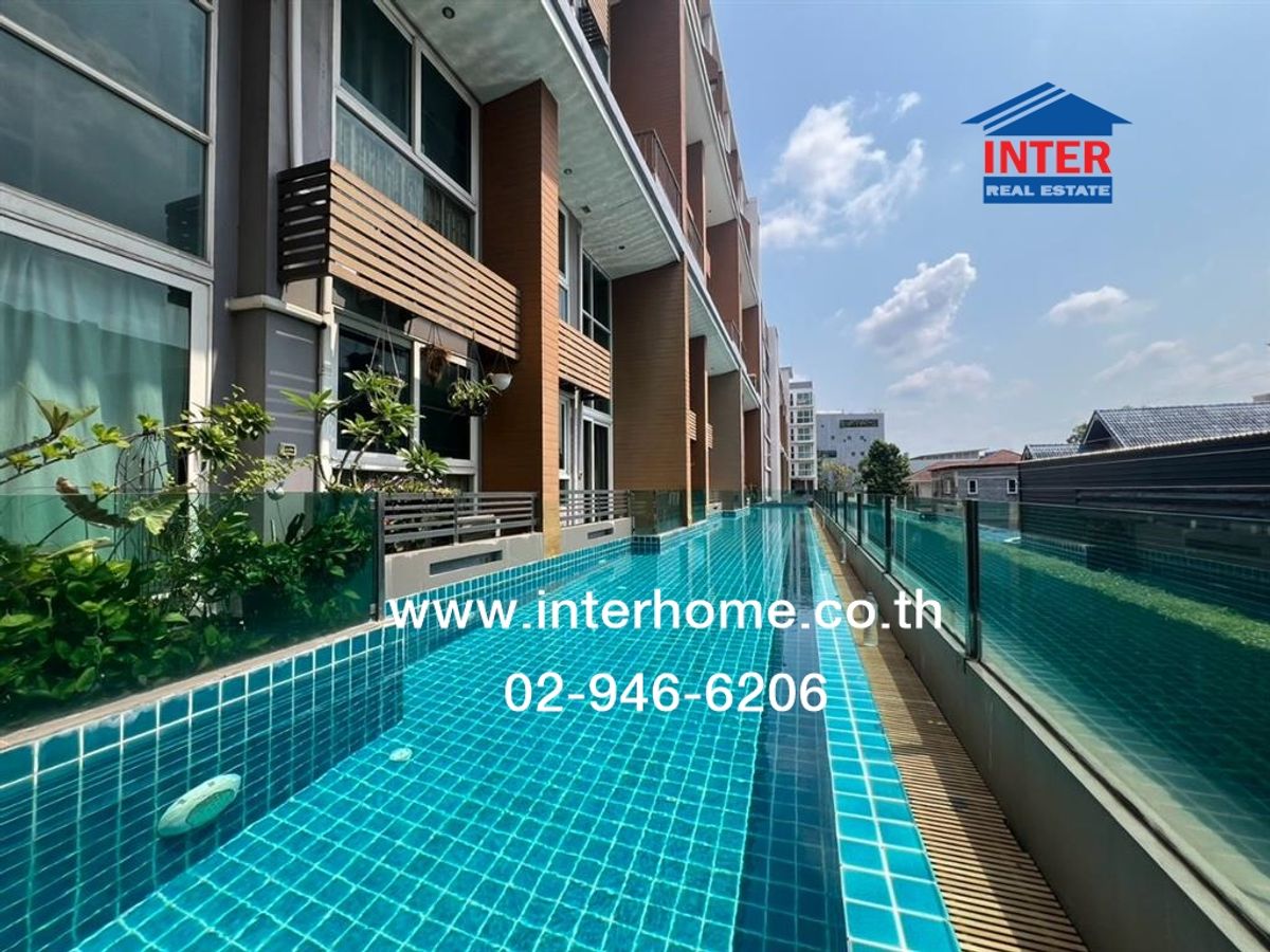 For SaleCondoNawamin, Ramindra : Condominium 59.91 sq.m. Christmas Condo Ram Inthra, near Por Manad Soi Ram Inthra 95, Ram Inthra Road, Nawamin Road, Kannayao District, Bangkok
