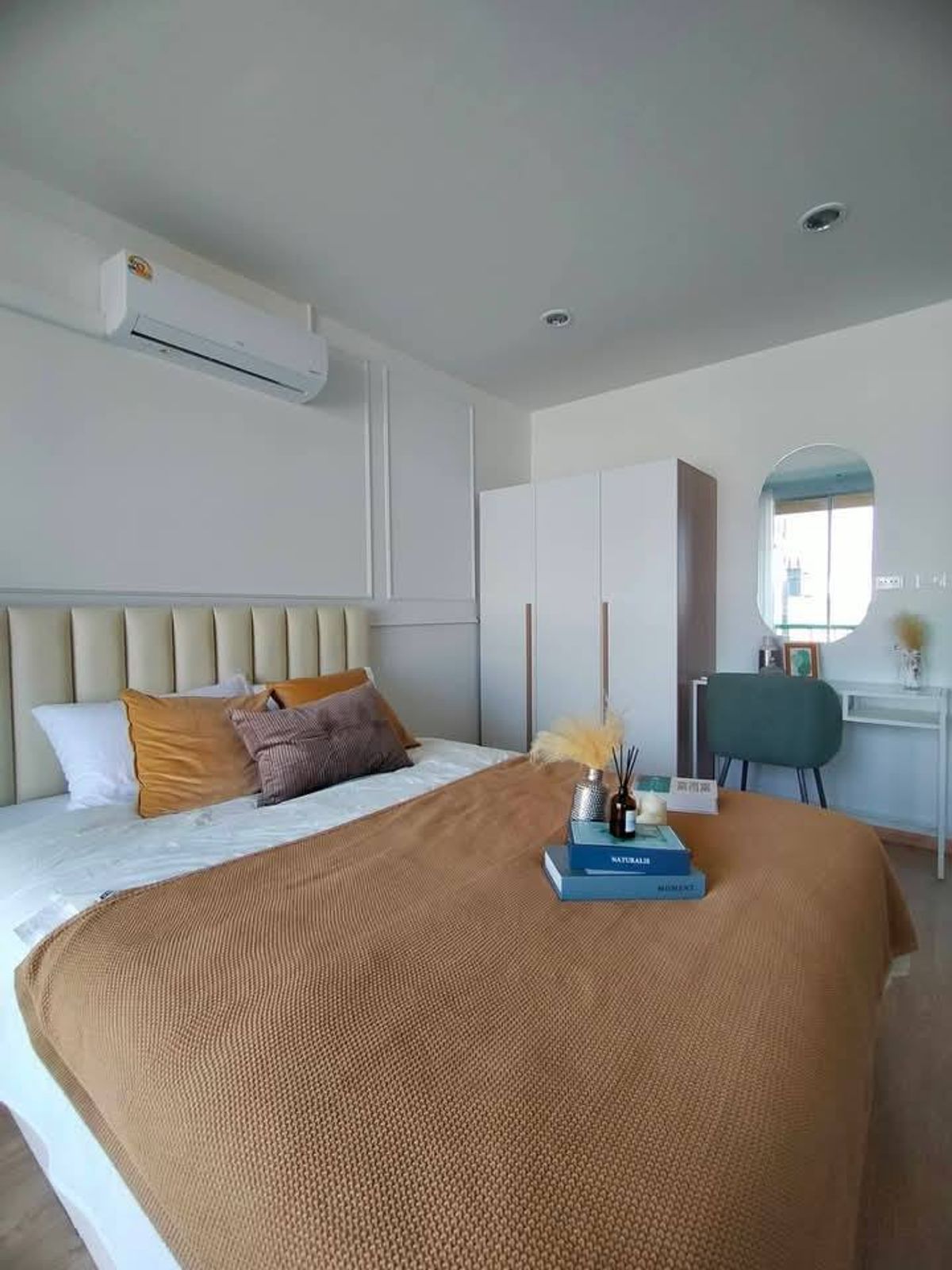 For SaleCondoBangna, Bearing, Lasalle : K-6191 Urgent sale! The Parkland Bangna, a new decorative room with a view of the electric train.