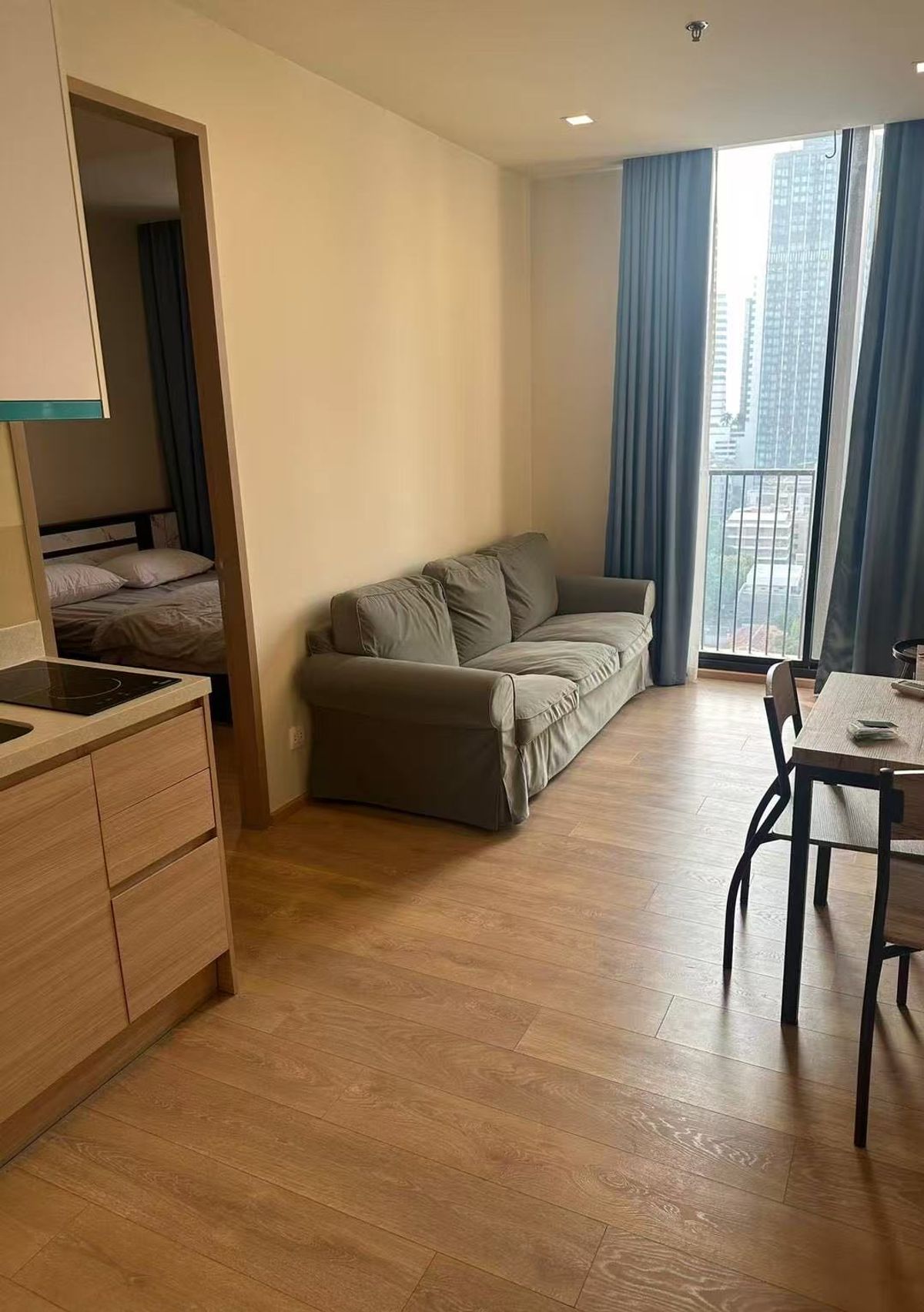 ให้เช่าคอนโดสุขุมวิท อโศก ทองหล่อ : ให้เช่า 1 นอน ที่ Noble Around Sukhumvit33 ห้องว่างพร้อมเข้าอยู่
