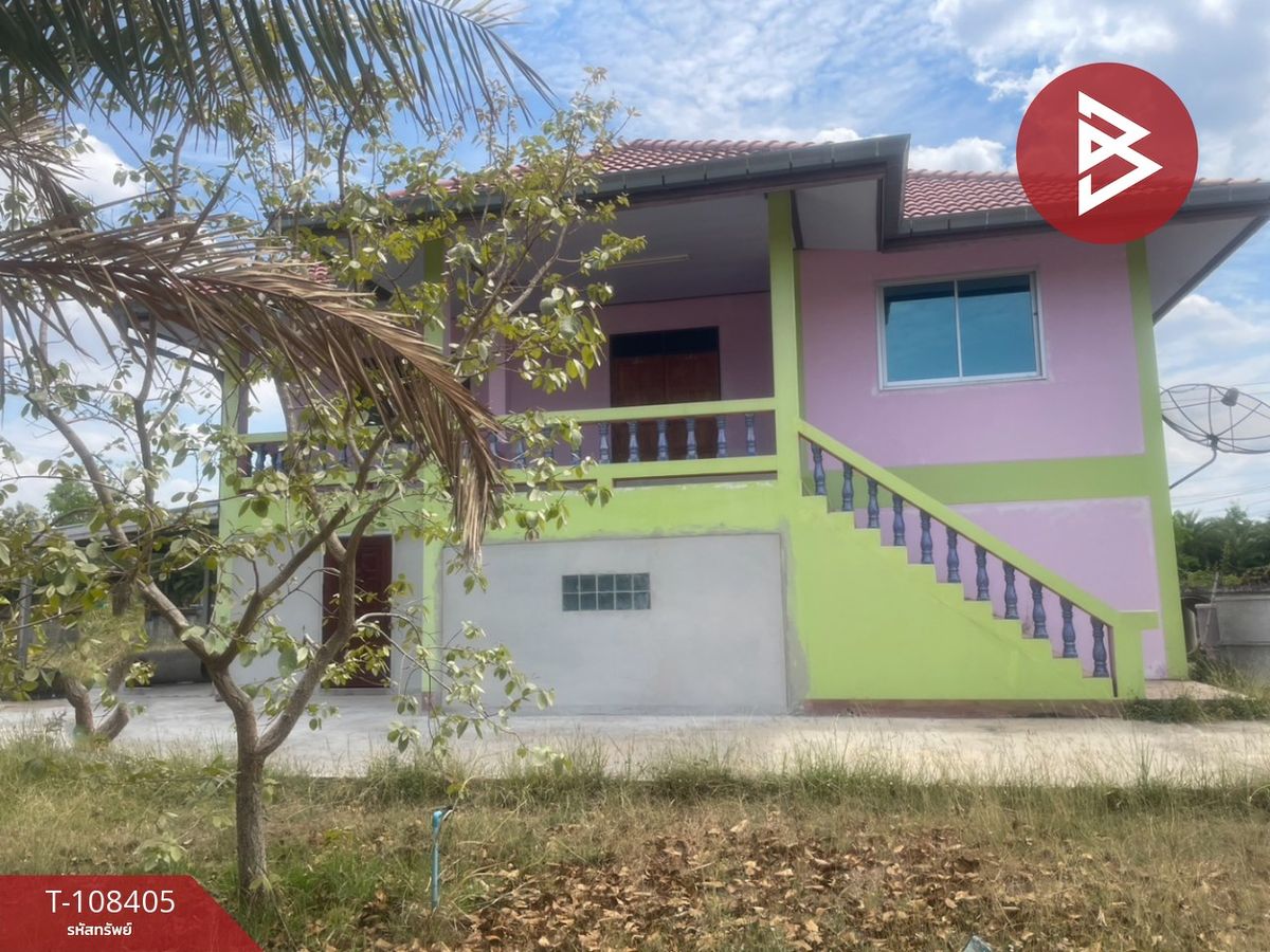 For SaleHouseBuri Ram : House for sale with 2 -story tower, 4 Rai 2, Prakhon Chai Buriram