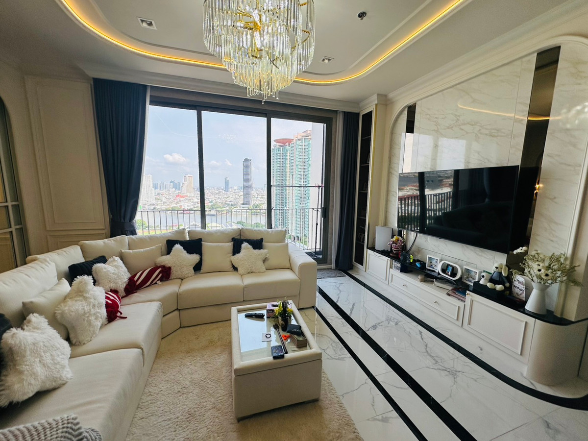 For SaleCondoSathorn, Narathiwat : Condo for sale RHYTHM Charoenkrung Pavillion, Chao Phraya River view | near Shrewsbury International School