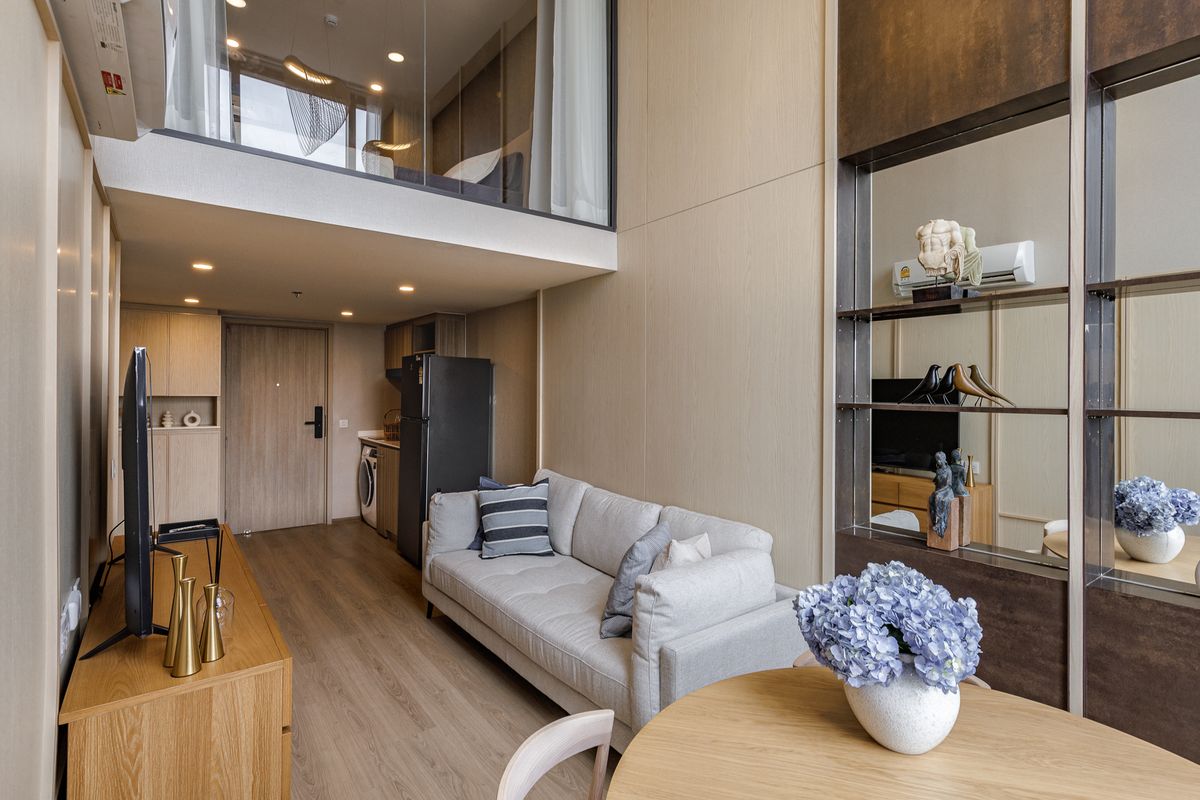 ให้เช่าคอนโดคลองเตย กล้วยน้ำไท : 🔥ให้เช่าด่วน🔥คอนโด  Life Rama 4 - Asoke ห้อง Vertiplex 2 bed 1 bath  ขนาด 52 ตร.ม. ชั้น 34 ห้องสวย ส่วนกลางจัดเต็ม ใกล้MRTศูนย์สิริกิติ์