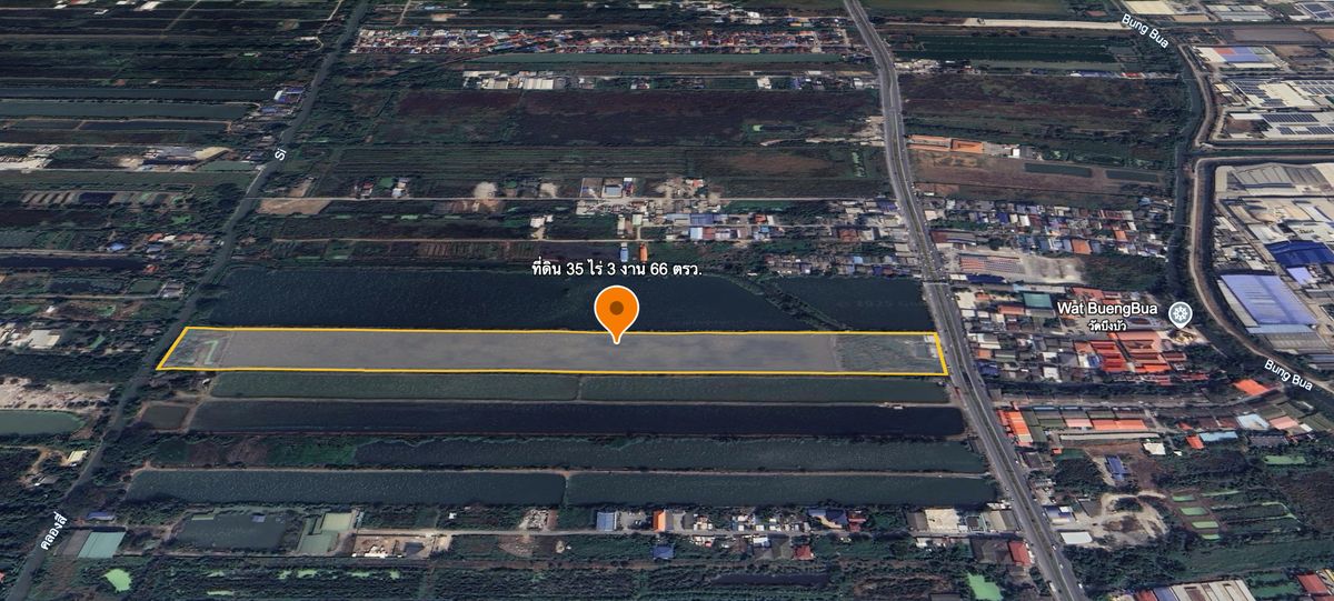 For SaleLandLadkrabang, Suwannaphum Airport : A golden opportunity for investors! Beautiful land plots are 25% cheaper than other plots in the same location.  Kum Klao Road Ladkrabang, near Suvarnabhumi Airport
