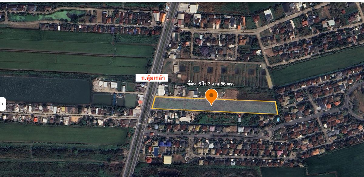 For SaleLandLadkrabang, Suwannaphum Airport : A golden opportunity for investors! Beautiful land plots are 25% cheaper than other plots in the same location. Kum Klao Road Ladkrabang, near Suvarnabhumi Airport