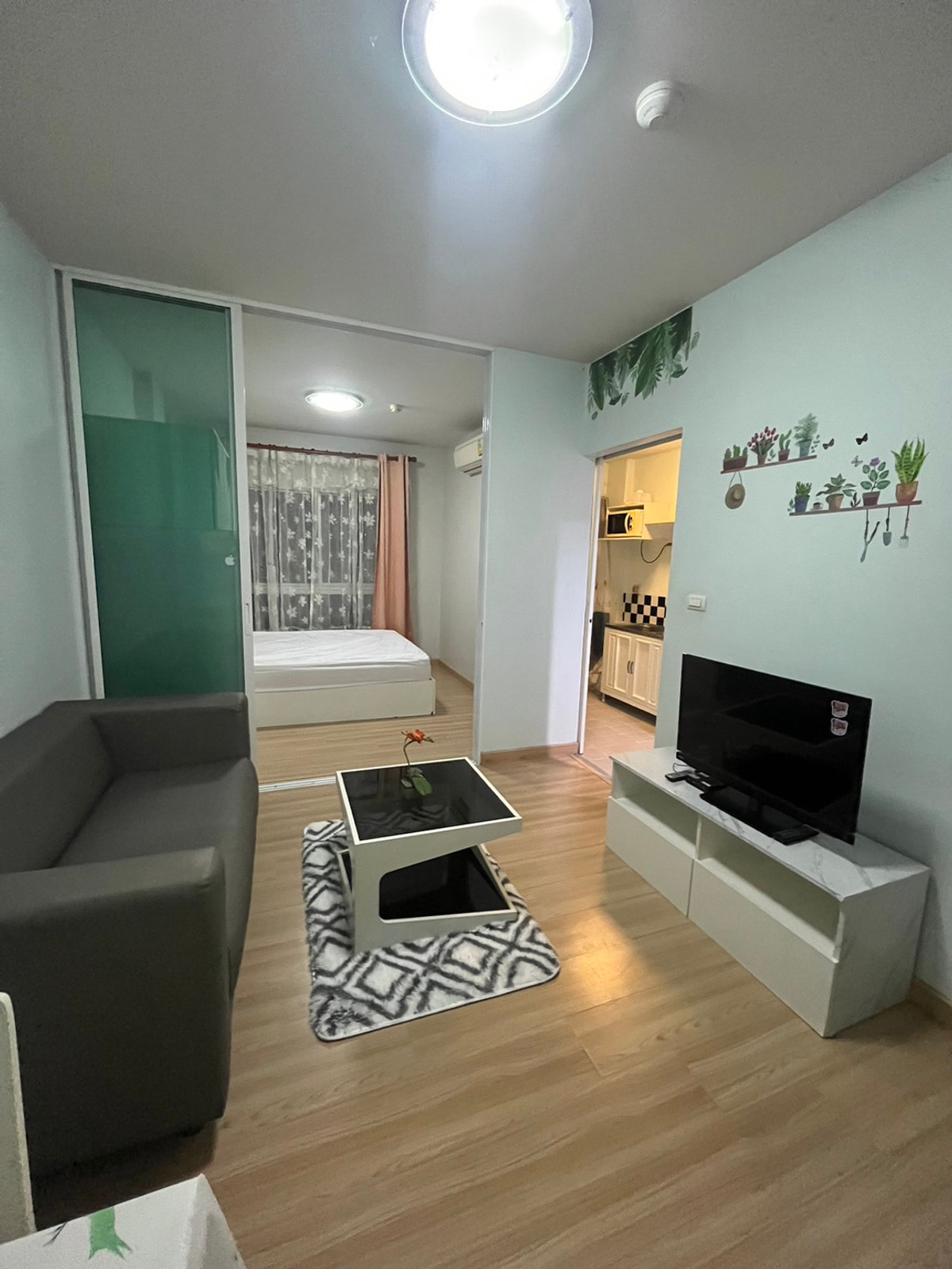 ให้เช่าคอนโดปทุมธานี รังสิต ธรรมศาสตร์ : 🔥Pun #TheKithลำลูกกาคลอง2  คอนโดสวย ตกแต่งครบ เดินทางสะดวก ใกล้ BTS คูคต