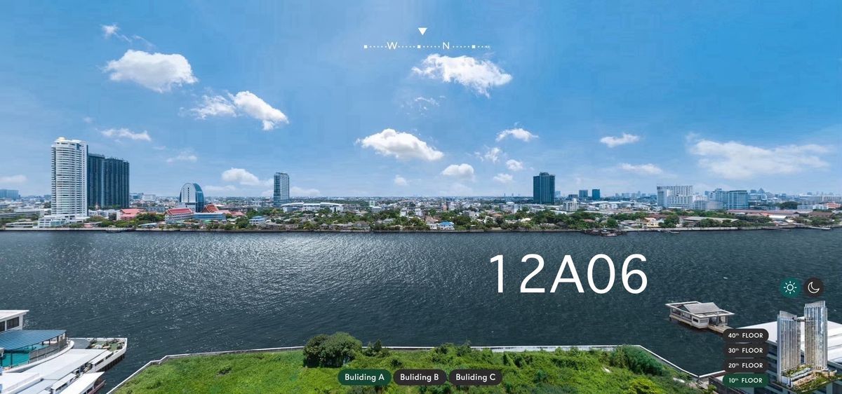 ขายดาวน์คอนโดพระราม 8 สามเสน ราชวัตร : ขาย 1 ห้องนอน ชั้น12 ห้อง A06 วิวแม่น้ำ ตำแหน่งสวย