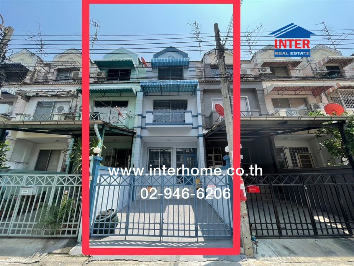 ขายทาวน์โฮมบางแค เพชรเกษม : ทาวน์โฮม 3 ชั้น 18.5 ตร.ว. หมู่บ้านสินทรัพย์นครการ์เด้น ถนนกาญจนาภิเษก ถนนกัลปพฤกษ์ เขตหนองแขม กรุงเทพมหานคร