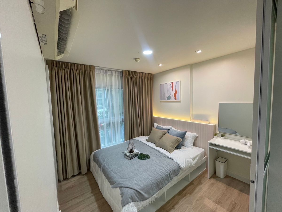 ให้เช่าคอนโดรามคำแหง หัวหมาก : ด่วน! ห้องว่างพร้อมเข้าอยู่ D Condo Ramkhamhang 9 - 1 ห้องนอน 1 ห้องน้ำ ขนาด 30 ตรม. ชั้น 1 ตึก Bสนใจติดต่อ คุณนุ 063-659-9447 Line ID: nukhunnasit (ไม่รับโคเอเจ้น)