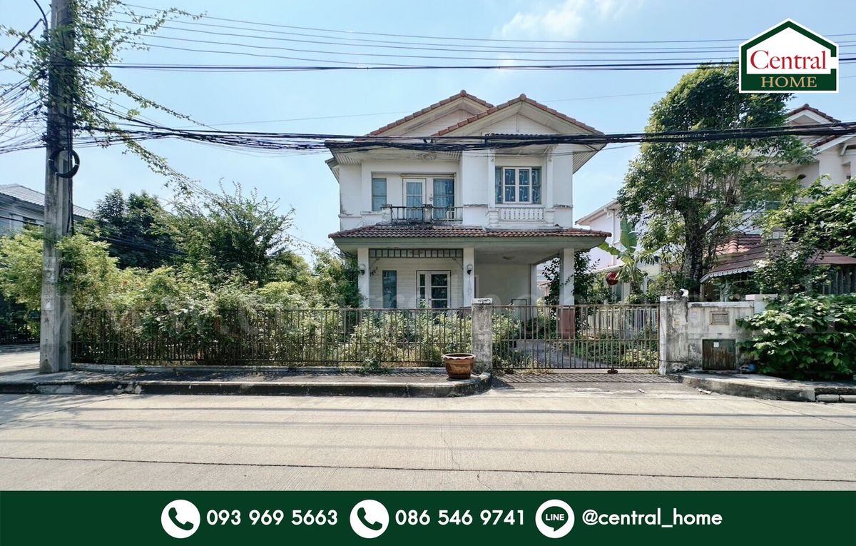 ขายบ้านนนทบุรี บางใหญ่ บางบัวทอง : บ้านเดี่ยว ชลลดา วงแหวน - รัตนาธิเบศร์ ซอย วัดลาดปลาดุก หลังมุม