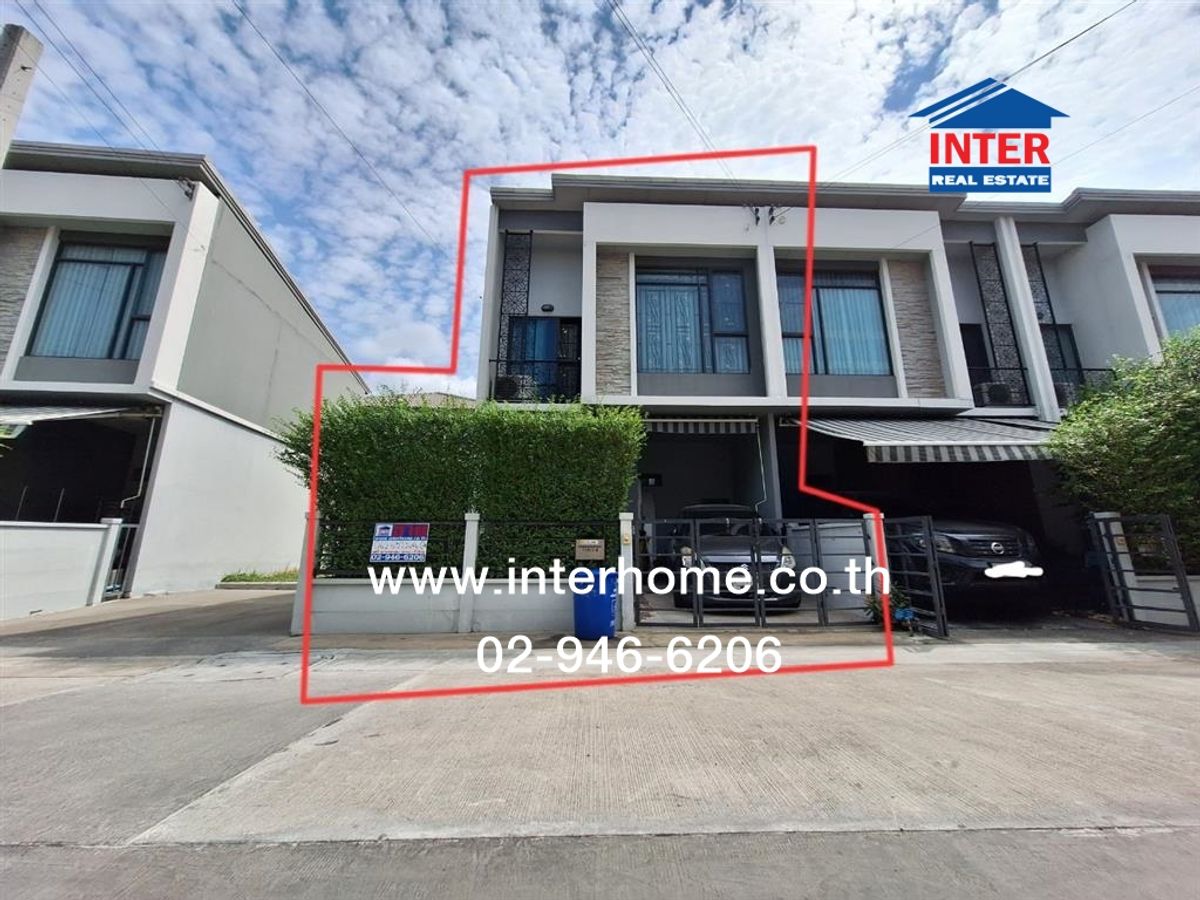 ขายทาวน์โฮมนนทบุรี บางใหญ่ บางบัวทอง : ทาวน์โฮม 2 ชั้น 24.3 ตร.ว. หมู่บ้านพลีโน่ บางใหญ่ ซอยสองพี่น้อง ถนนกาญจนาภิเษก ถนนคลองถนน บางใหญ่ นนทบุรี