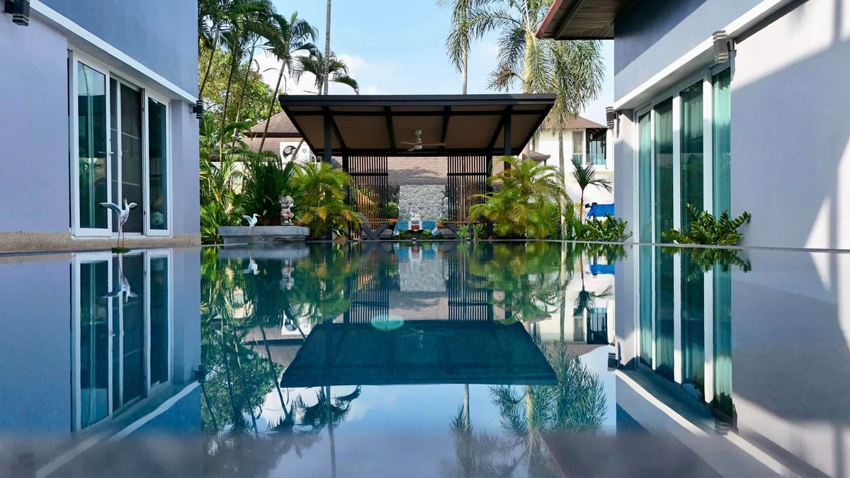 For SalePhuket : Luxury pool villas in Phuket Bophika Phase 1, Khok Tonad 3, Laiyan for sale only 29.9 mb
