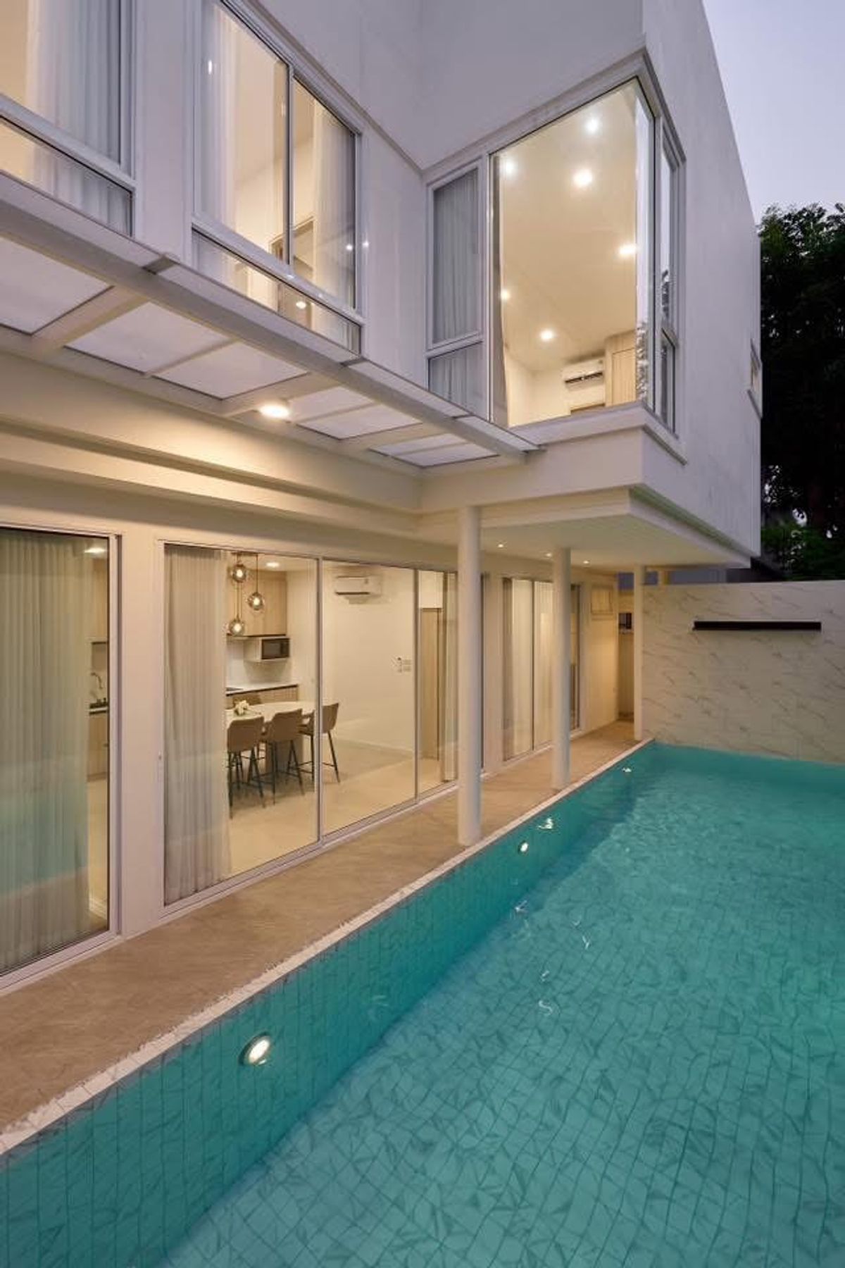 For SaleHouseChiang Mai : Pool Villa - World Club Club Modern Luxury Village, luxurious, with the best price in this zone!  Luxurious design with rounded lines that are perfectly designed
