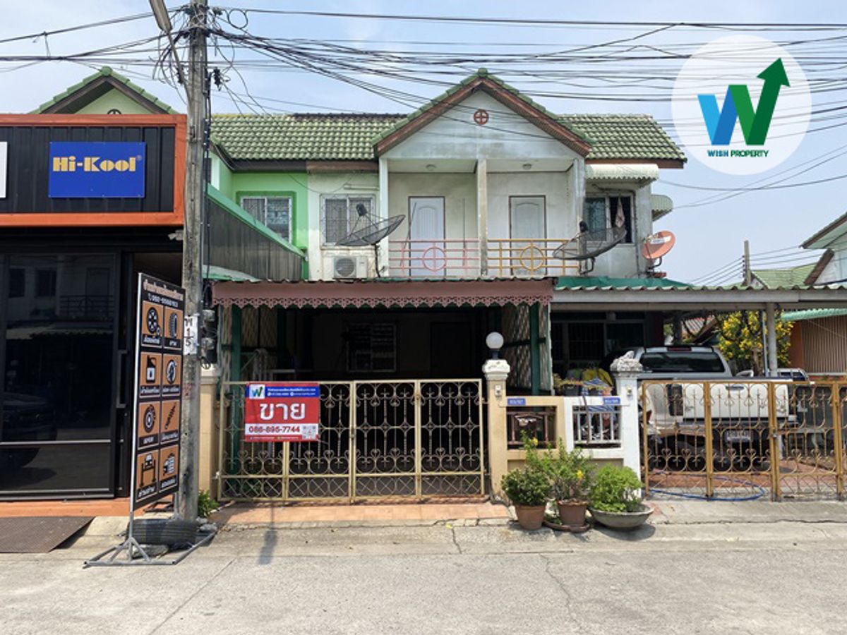 ขายทาวน์โฮมสมุทรปราการ สำโรง : ขายด่วน ทาวน์เฮ้าส์ 2 ชั้น หมู่บ้านทรัพย์มั่นคง ใกล้ถนนตำหรุ-บางพลี