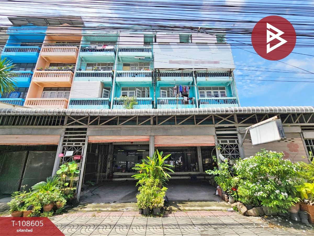 For SaleShop HouseSamut Prakan,Samrong : 4 -story commercial building for sale, area 71 sq.wah, Bang Bo Samut Prakan