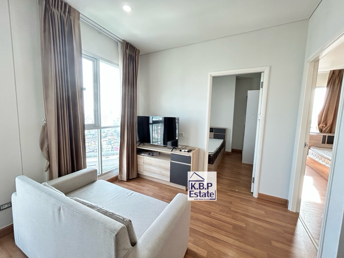 ให้เช่าคอนโดพระราม 3 สาธุประดิษฐ์ : ให้เช่า ลุมพินี เพลส รัชดา สาธุ 2ห้องนอน 39 ตรม (ห้องมุม)🏡 พร้อมเข้าอยู่