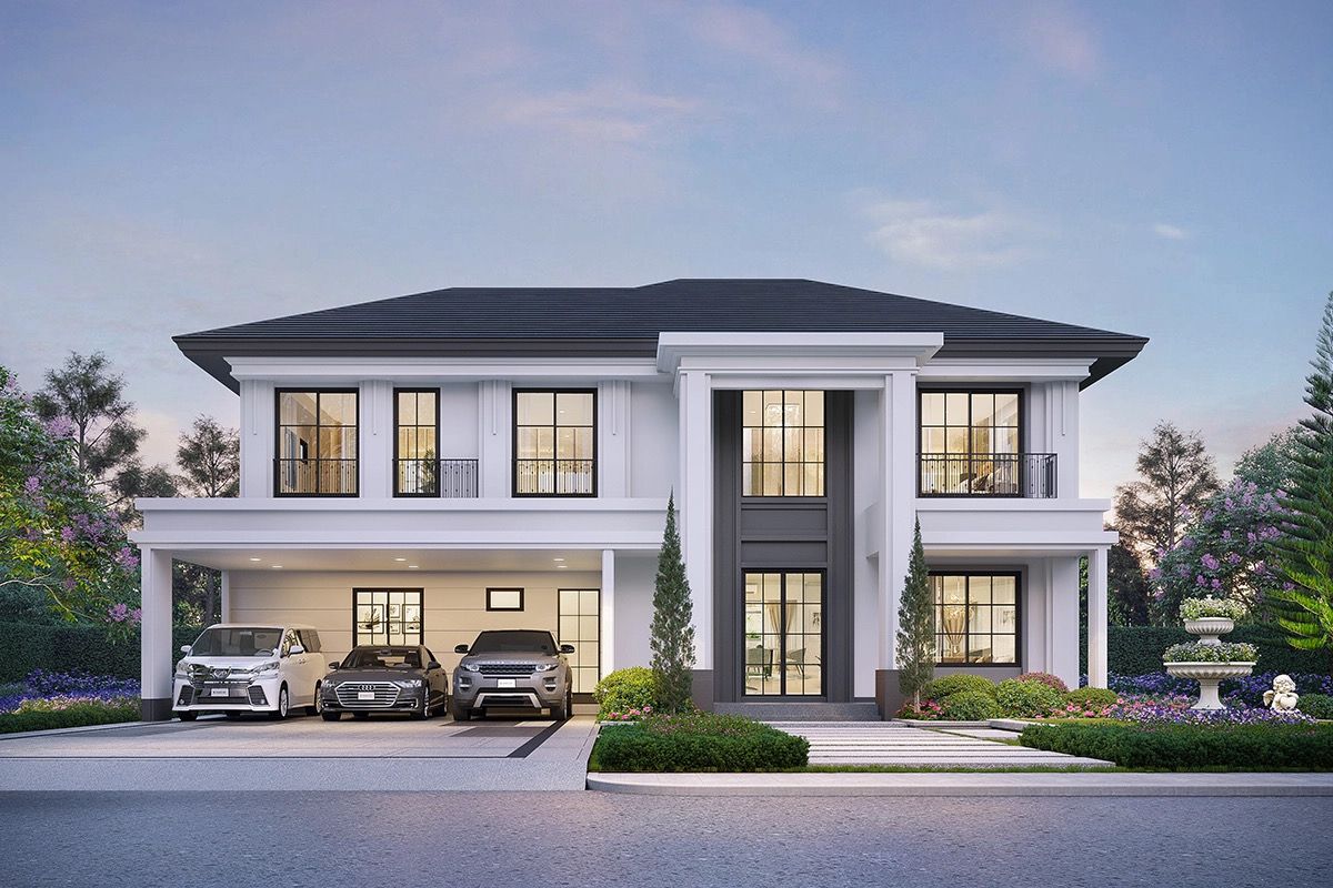 ขายบ้านเสรีไทย-นิด้า : ✨🏡บ้านไทป์ใหญ่มี Double volume เศรษฐสิริ เสรีไทย 321 ตร.ม. 4นอน 5น้ำ 3ที่จอด ซื้อตรงโครงการ 📲 095-9299924 (K.เบนซ์) 