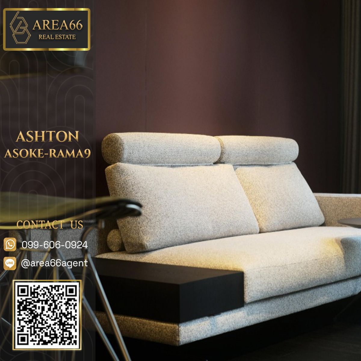 For SaleCondoRama9, Petchburi, RCA : 🔥 For sale !! Ashton Asoke-Rama9 Condo
