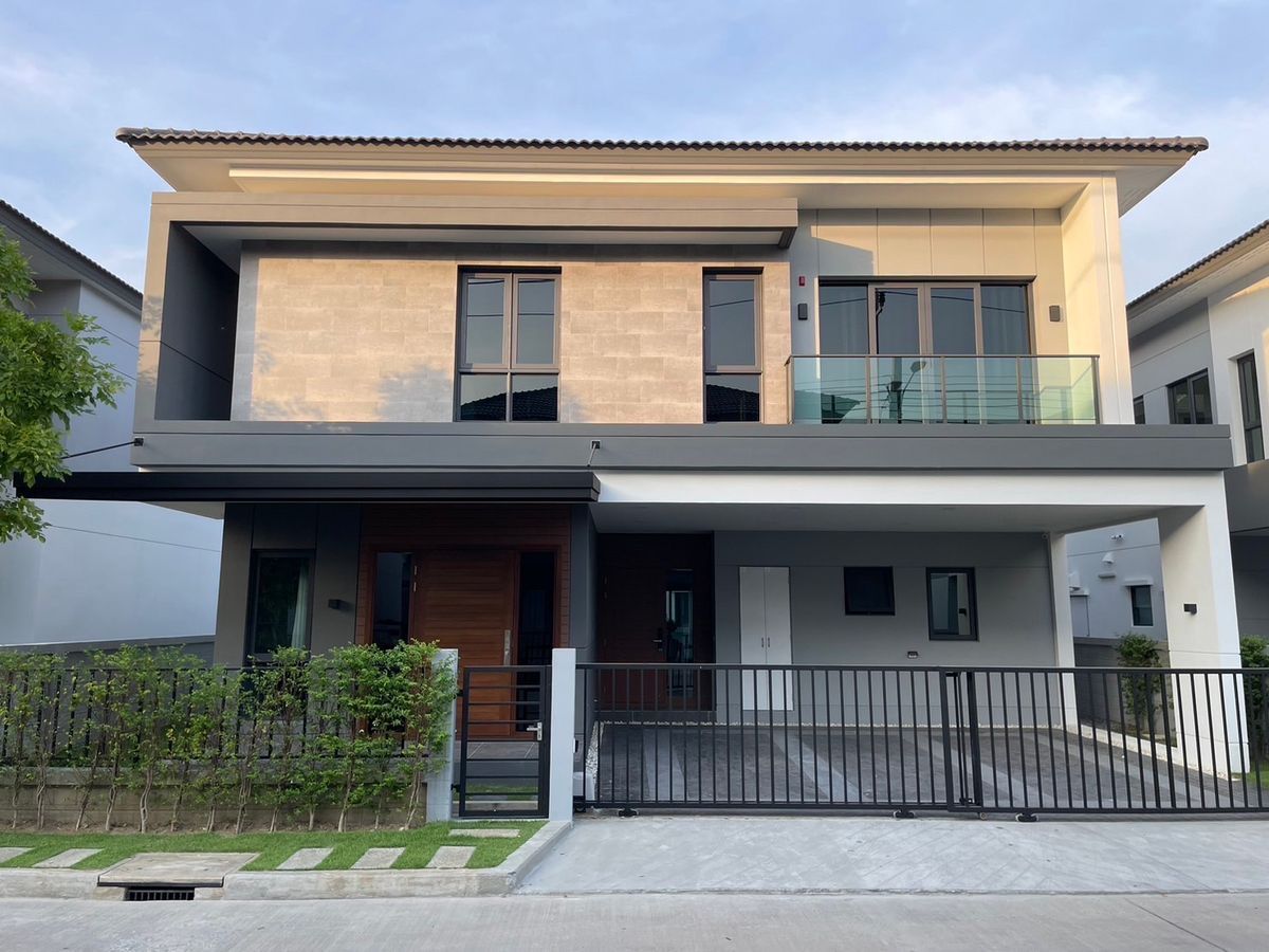 For RentHouseBangna, Bearing, Lasalle : RL-115 for rent, The City Bangna, size 63 sq.w., decorated in elegant built-in.